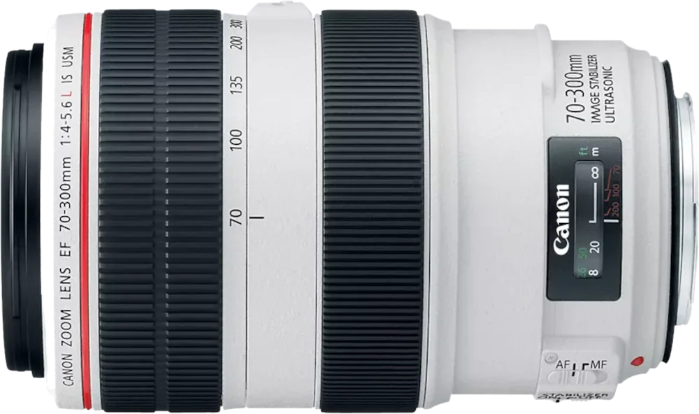 Canon EF 70-300mm f/4-5.6L IS USM - Top View