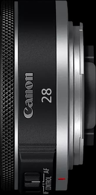Canon RF28mm F2.8 STM - Top View