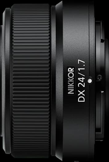 Nikon NIKKOR Z DX 24mm f/1.7 - Top View