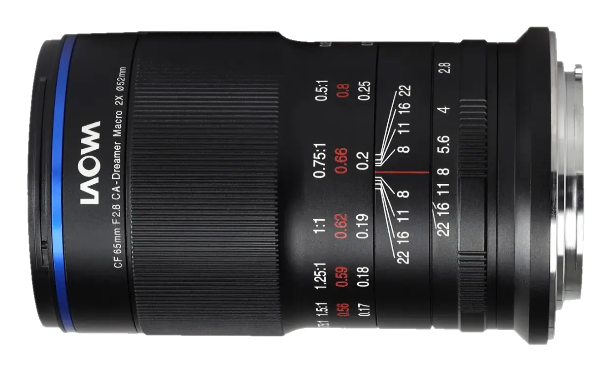 Laowa 65mm f/2.8 2X Macro - Top View