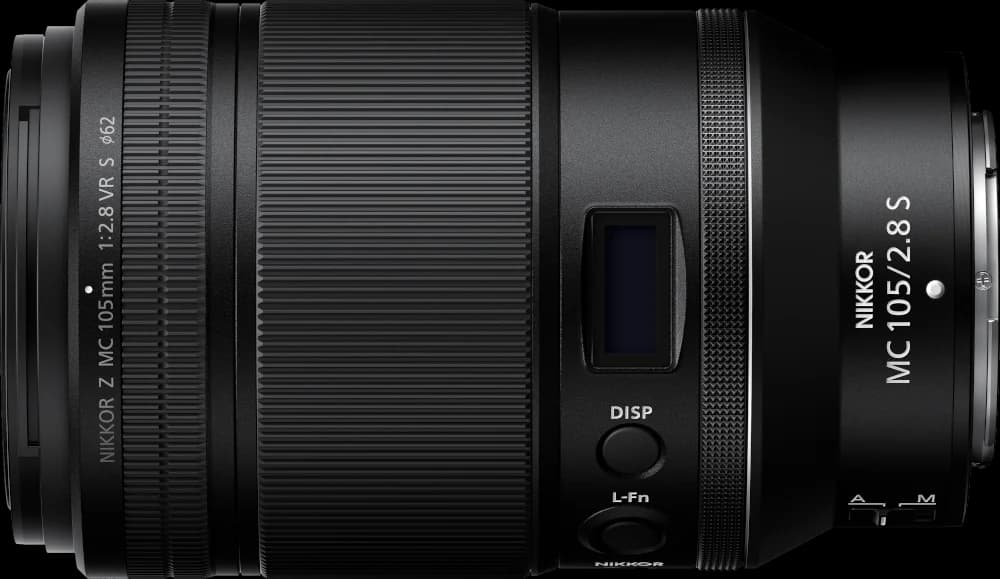 Nikon NIKKOR Z MC 105mm f/2.8 VR S - Top View