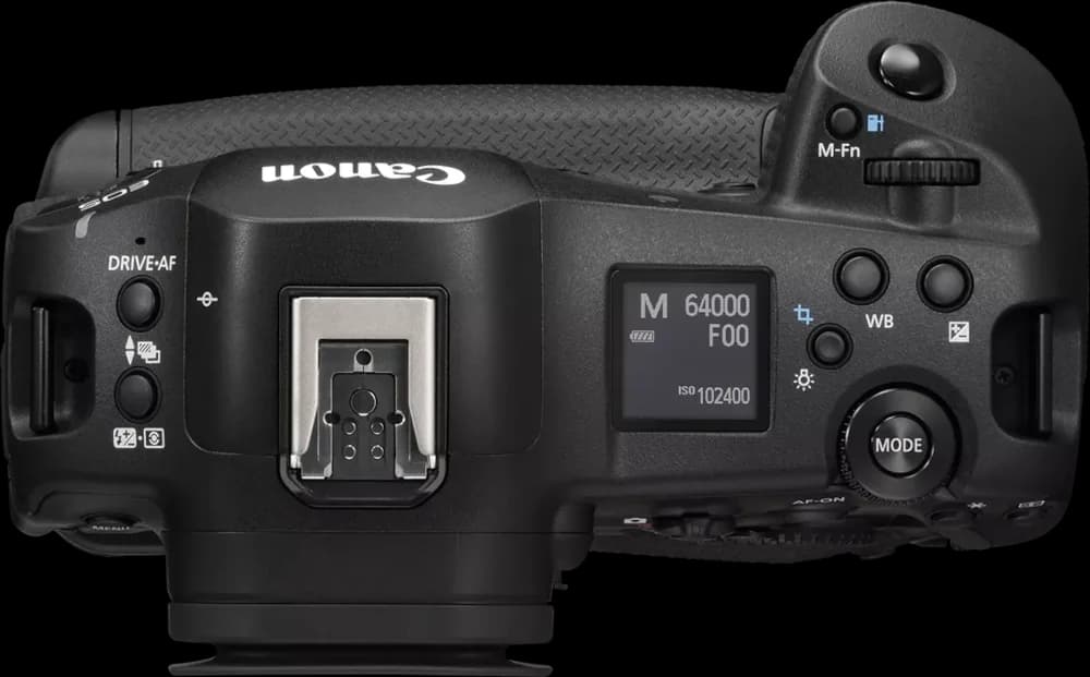 Canon EOS R1 - Top View