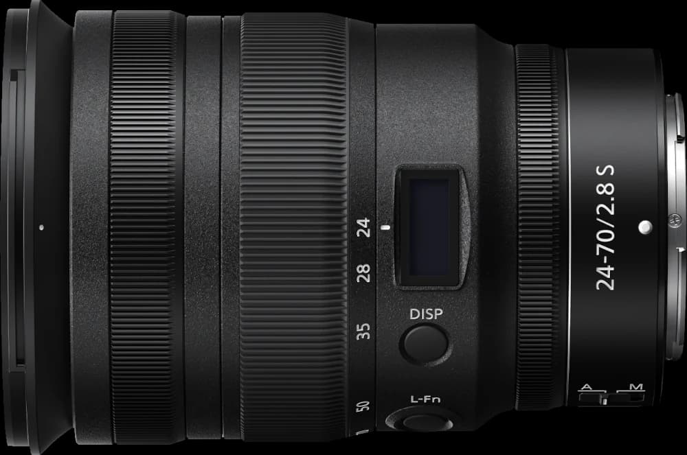 Nikon NIKKOR Z 24-70mm f/2.8 S - Top View