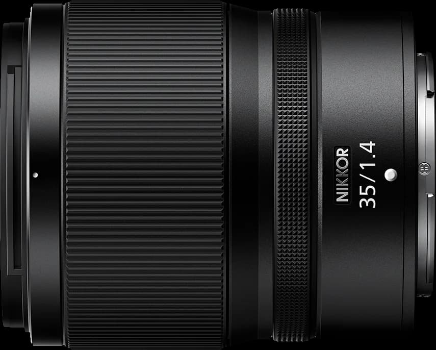 Nikon NIKKOR Z 35mm f/1.4 - Top View