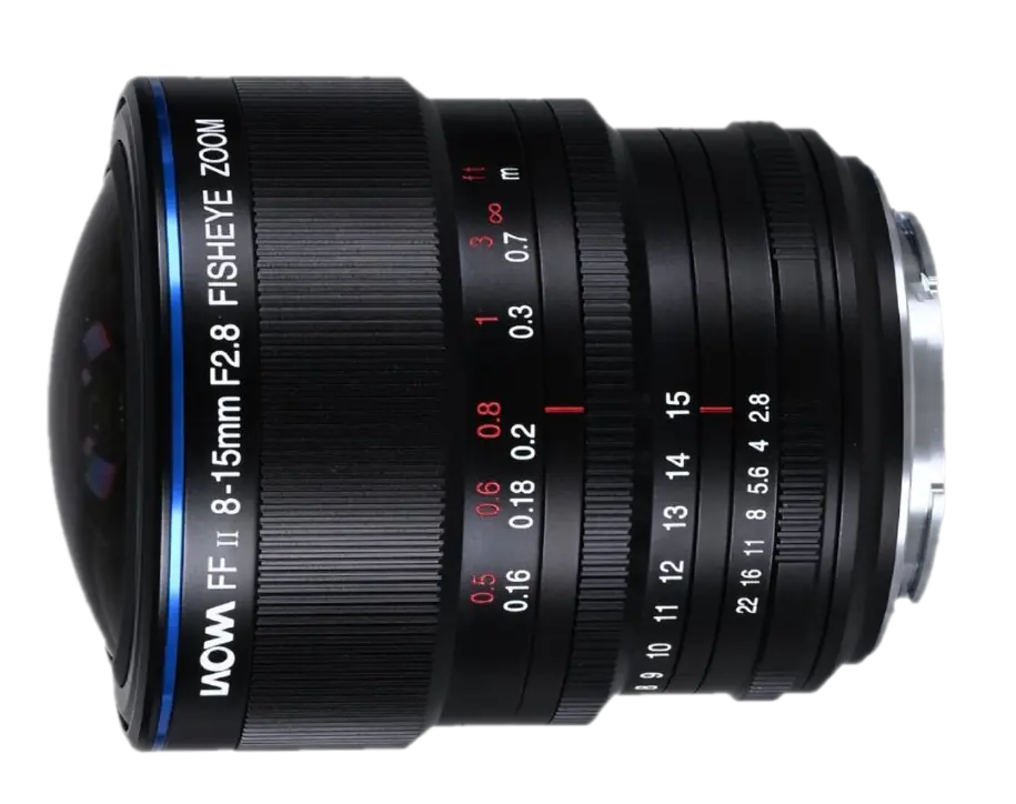 Laowa 8-15mm f/2.8 Fisheye - Top View