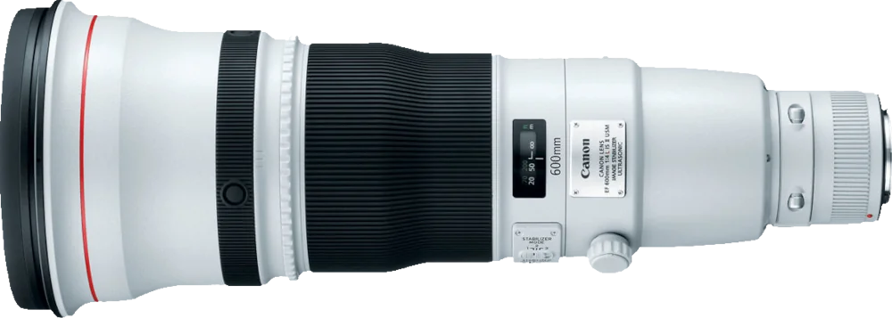 Canon EF 600mm f/4L IS II USM - Top View