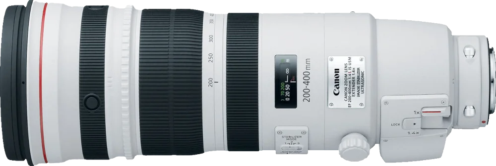 Canon EF 200-400mm f/4L IS USM Extender 1.4x - Top View