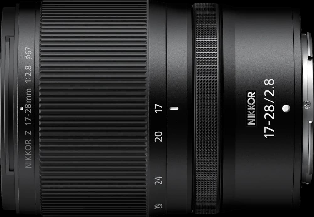 Nikon NIKKOR Z 17-28mm f/2.8 - Top View