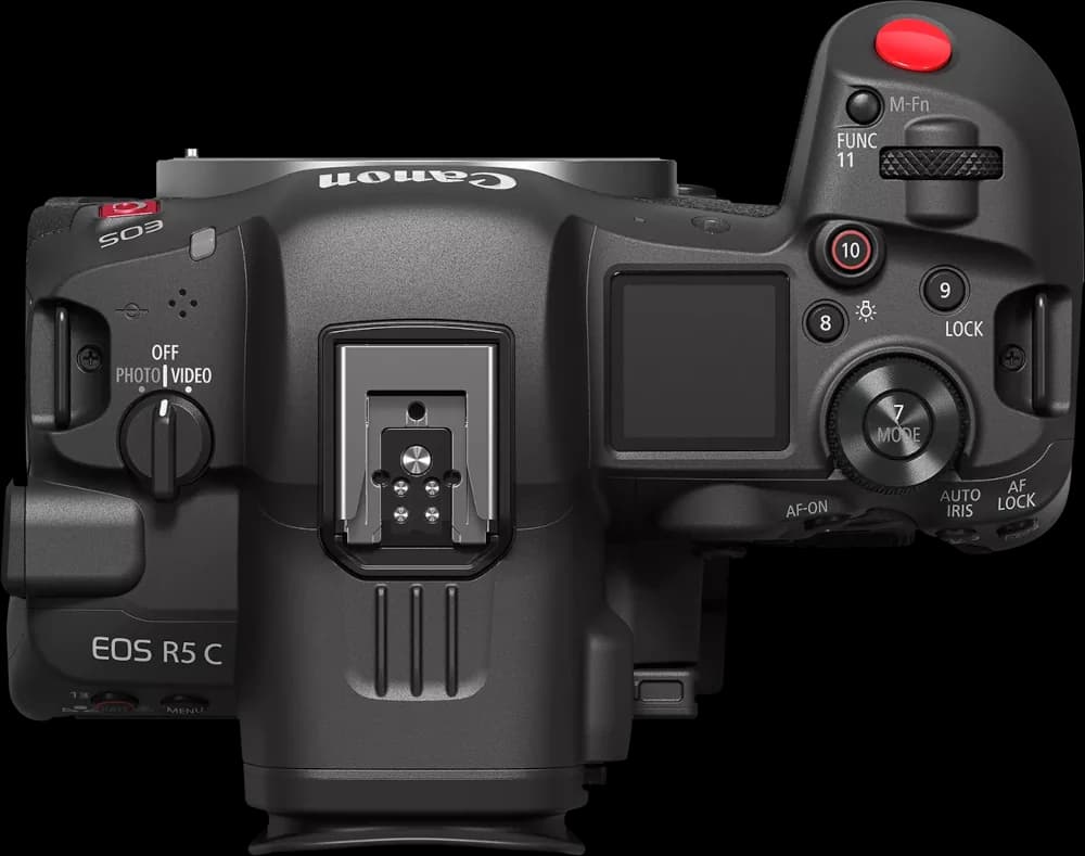Canon EOS R5C - Top View