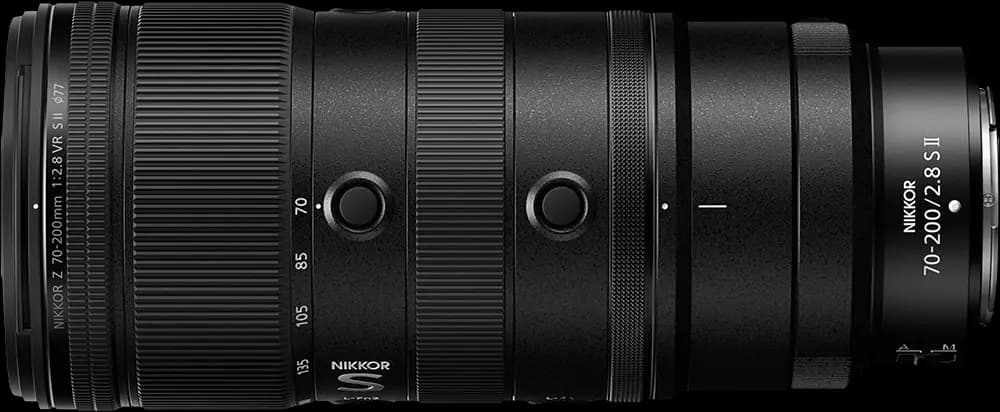 Nikon NIKKOR Z 70-200mm f/2.8 VR S II - Top View