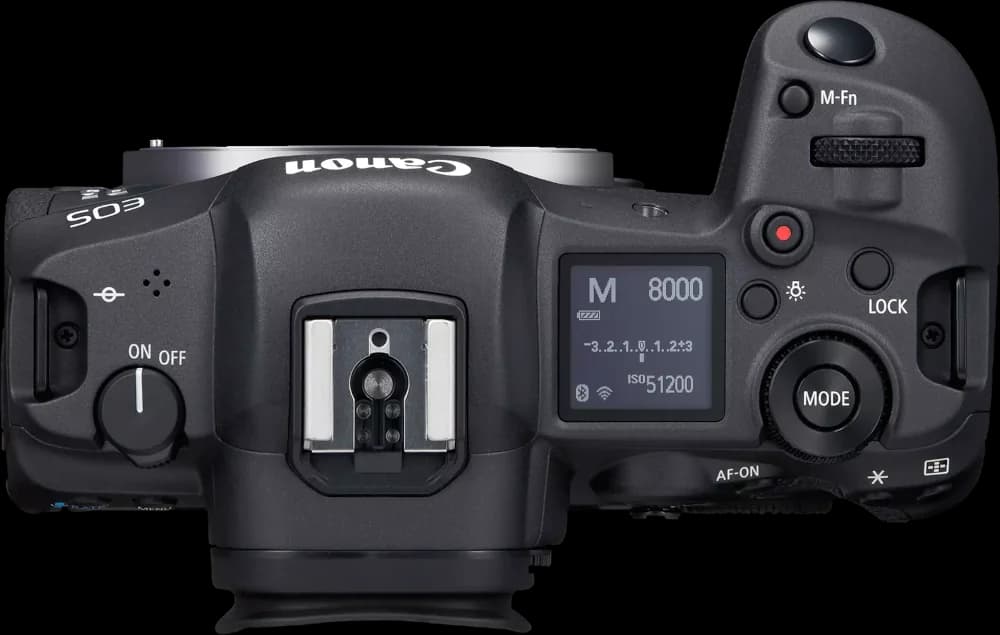 Canon EOS R5 - Top View