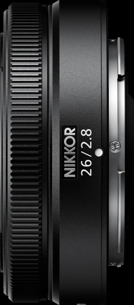 Nikon NIKKOR Z 26mm f/2.8 - Top View