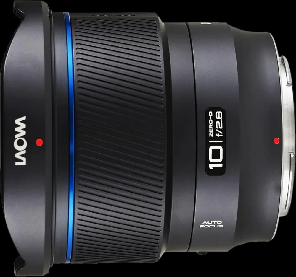 Laowa 10mm f/2.8 Zero-D FF L (5 blades) - Top View