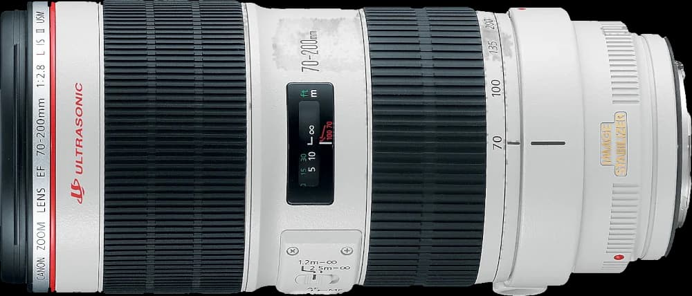 Canon EF 70-200mm f/2.8L IS II USM - Top View