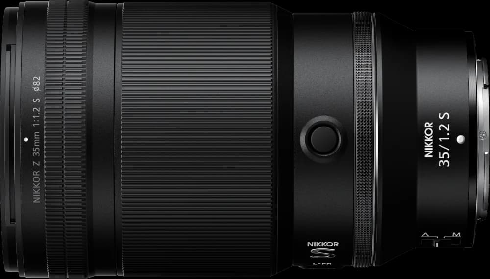 Nikon NIKKOR Z 35mm f/1.2 S - Top View