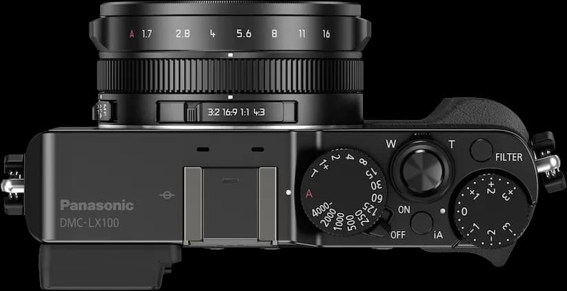 Panasonic Lumix LX100 - Top View