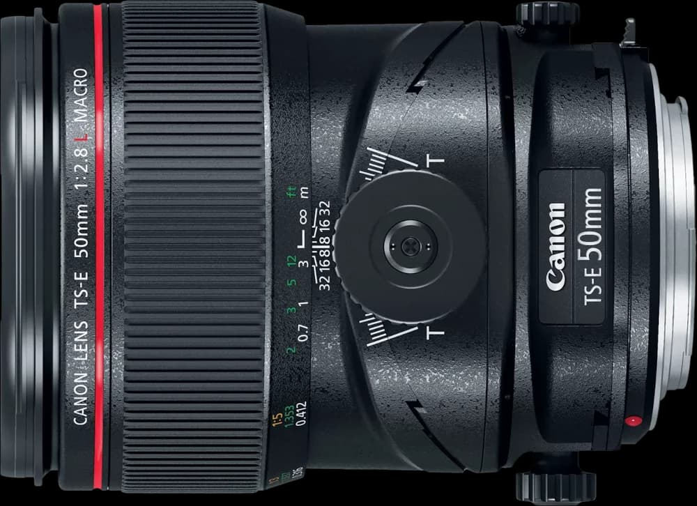 Canon TS-E 50mm f/2.8L MACRO - Top View