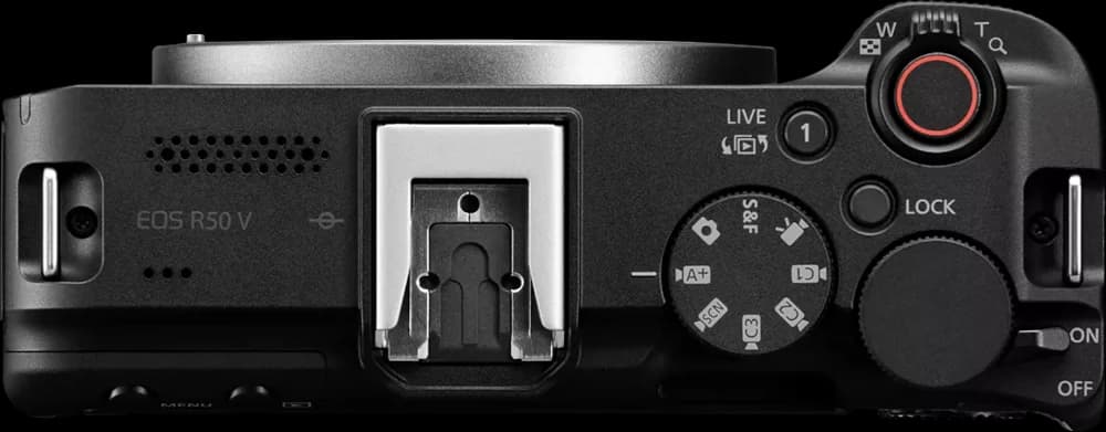 Canon EOS R50 V - Top View