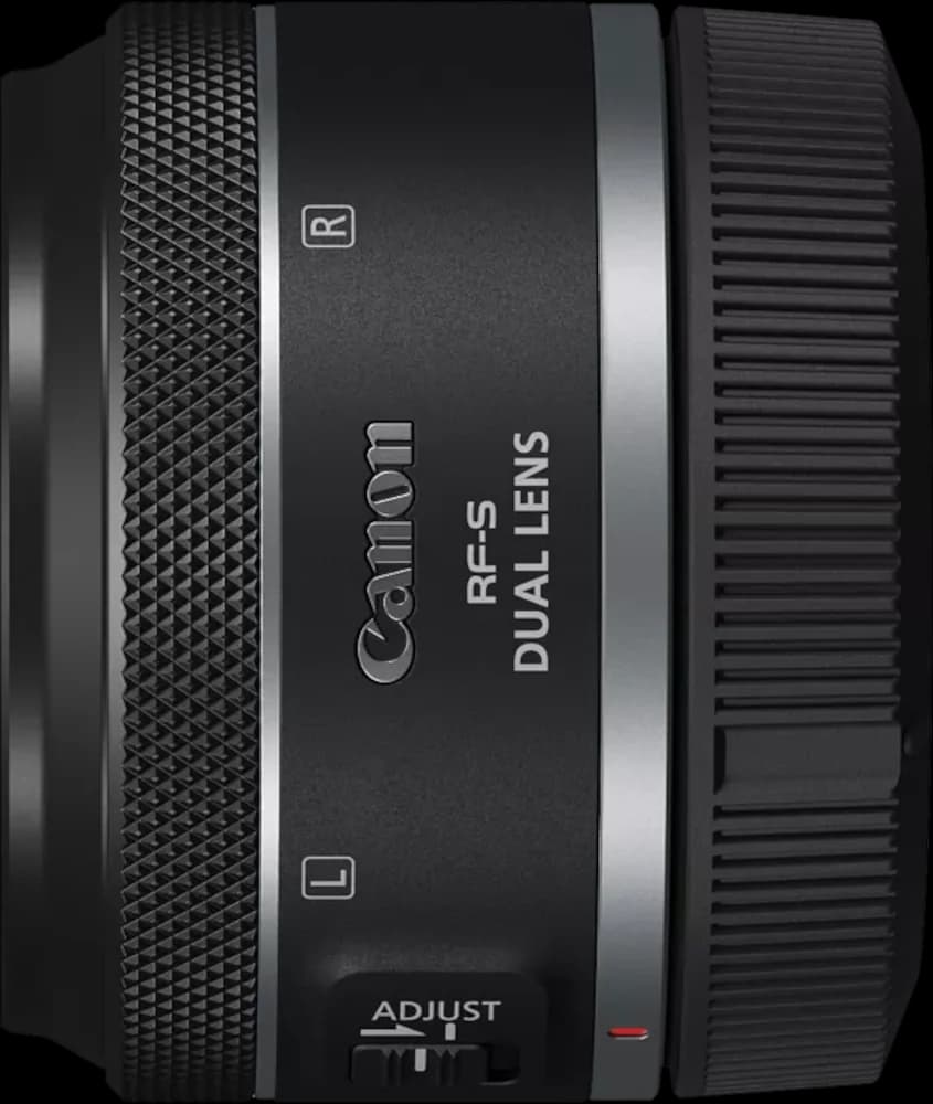 Canon RF-S7.8mm F4 STM DUAL - Top View