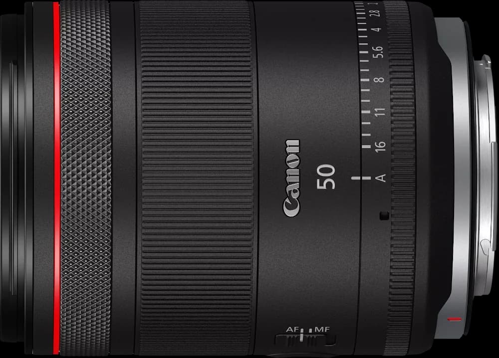 Canon RF50mm F1.4 L VCM - Top View
