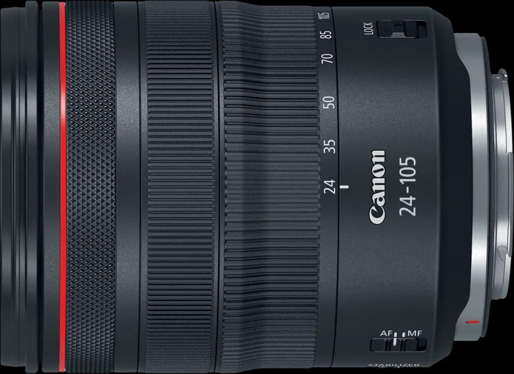 Canon RF24-105mm F4 L IS USM - Top View