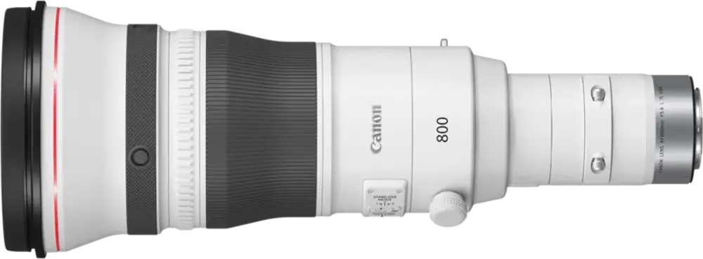 Canon RF800mm F5.6 L IS USM - Top View