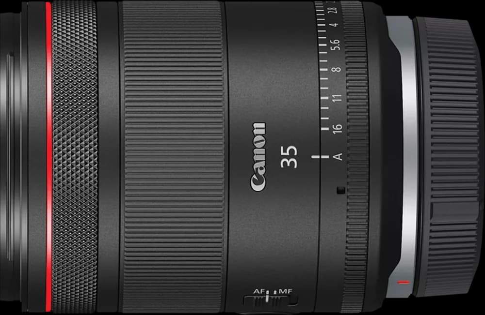 Canon RF35mm F1.4 L VCM - Top View
