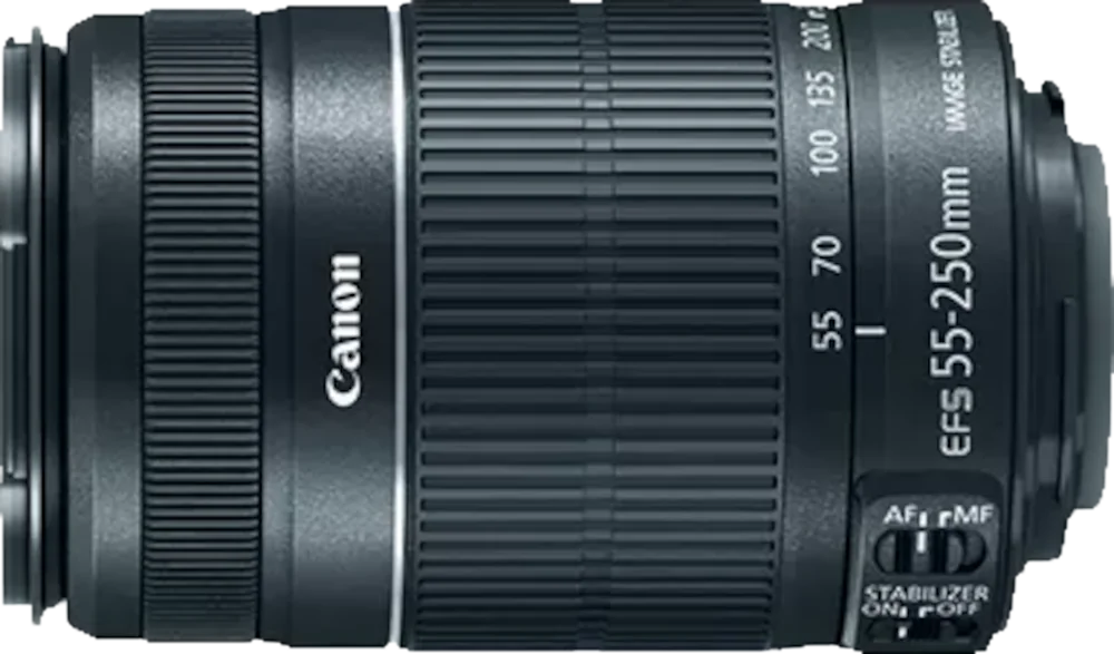 Canon EF-S 55-250mm f/4-5.6 IS II - Top View