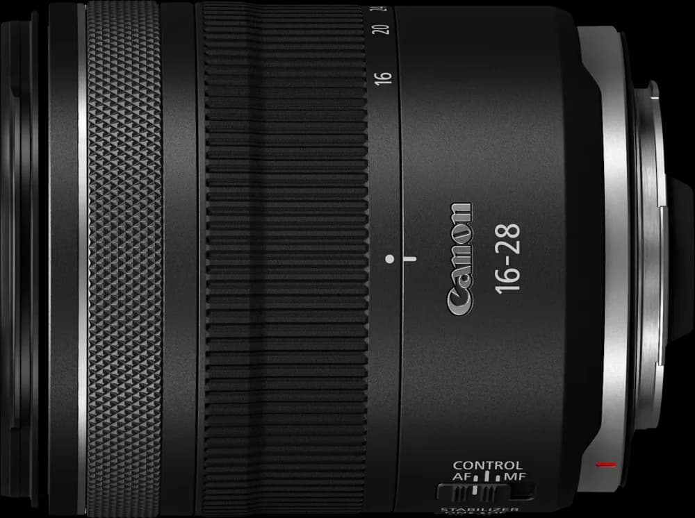 Canon RF16-28mm F2.8 IS STM - Top View