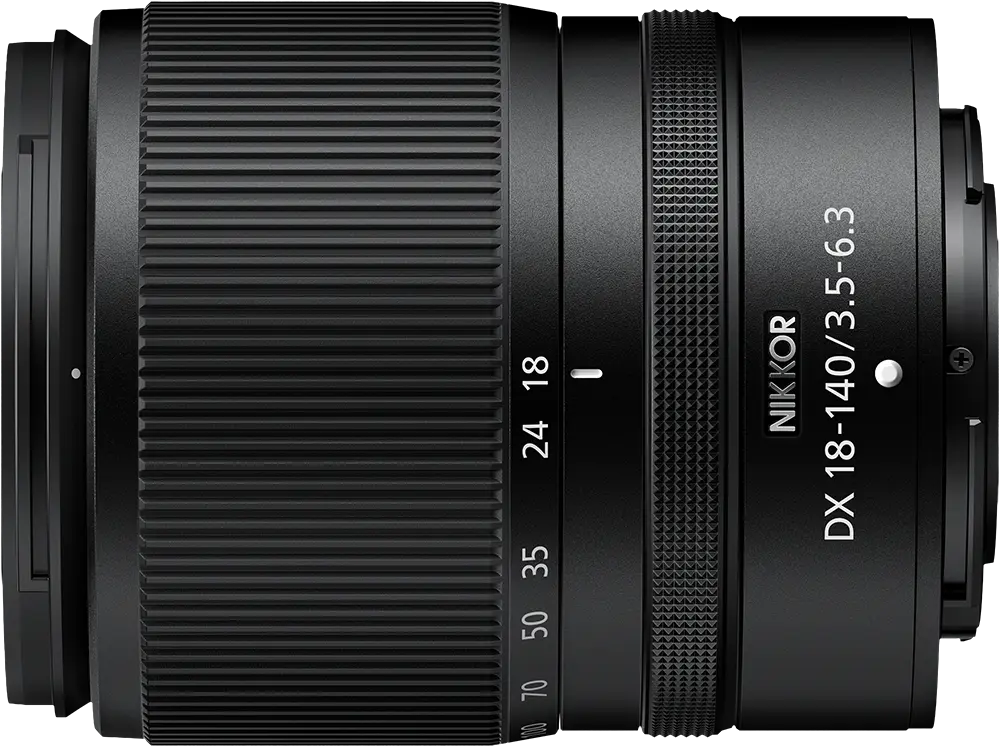 Nikon NIKKOR Z DX 18-140mm f/3.5-6.3 VR - Top View