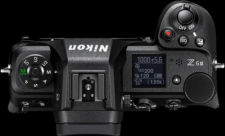 Nikon Z6III - Top View
