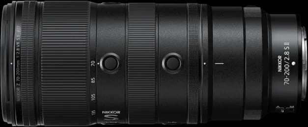 Nikon NIKKOR Z 70-200mm f/2.8 VR S II - Top View