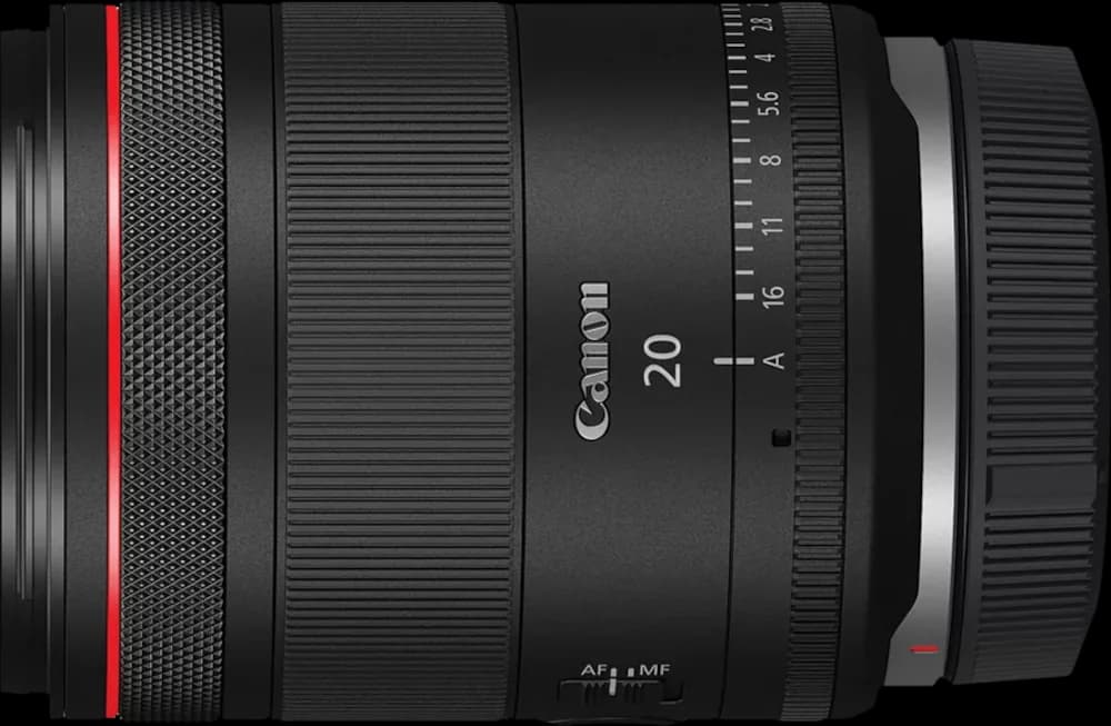 Canon RF20mm F1.4 L VCM - Top View