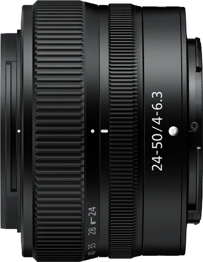 Nikon NIKKOR Z 24-50mm f/4-6.3 - Top View
