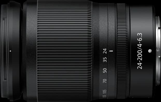 Nikon NIKKOR Z 24-200mm f/4-6.3 VR - Top View