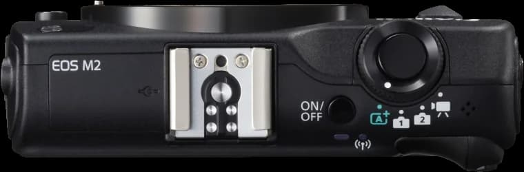 Canon EOS M2 - Top View