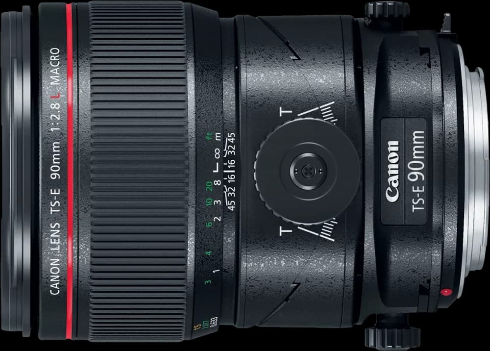 Canon TS-E 90mm f/2.8L MACRO - Top View