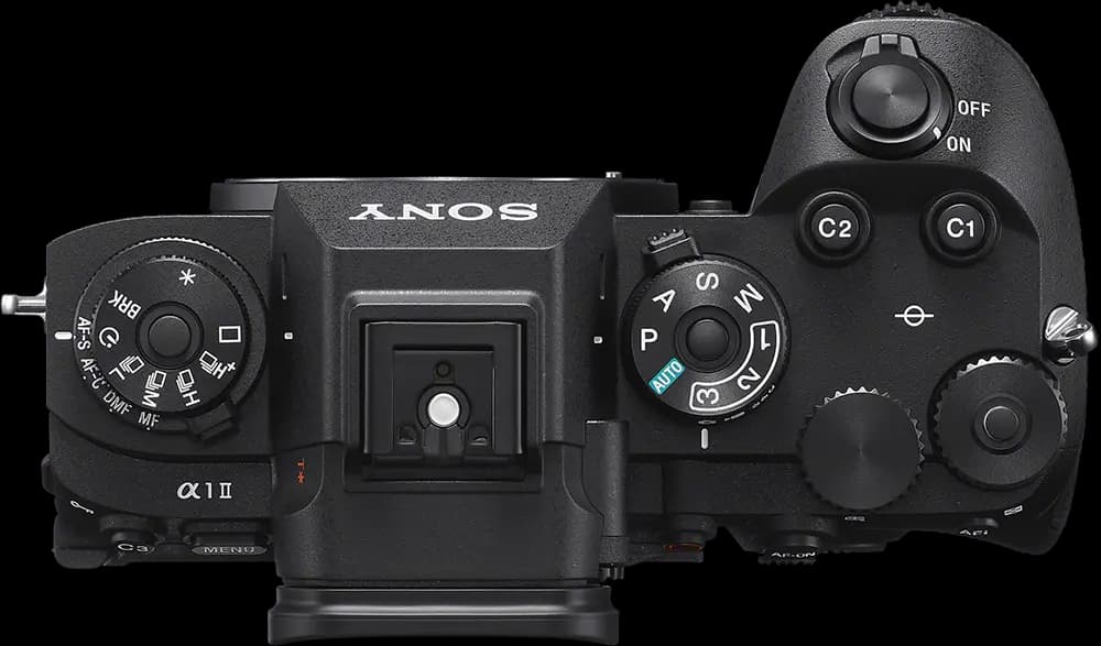 Sony a1 II - 顶部图
