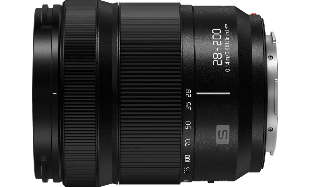 Panasonic Lumix S 28-200mm f/4-7.1 MACRO O.I.S. - Orthographic