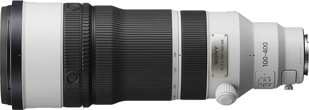 Sony FE 100-400mm f/4.5 GM OSS - Top View