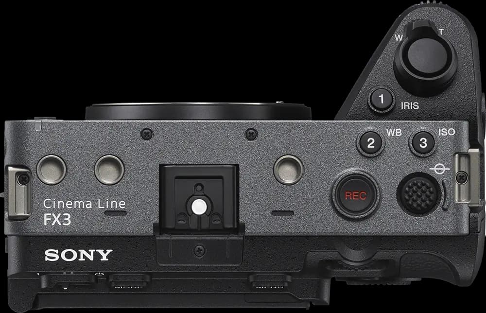 Sony FX3 - Top View