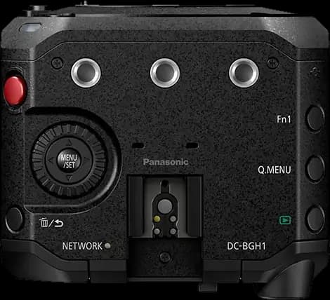 Panasonic Lumix BGH1 - Top View