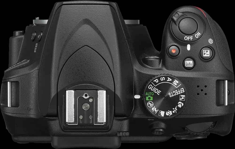 Nikon D3400 - Top View