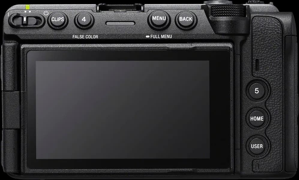 Sony FX5 - Rückansicht